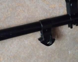 Russian SKS with modified synthetic folding stock