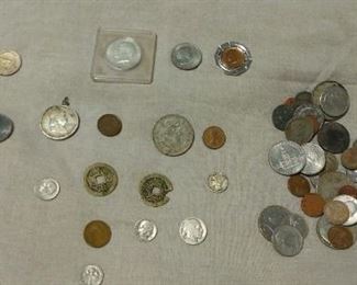 Assortment of coins