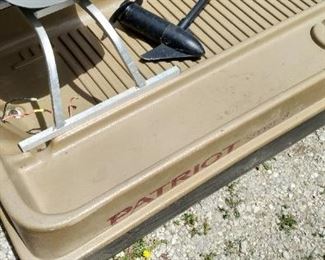 Patriot Sport 8 two person boat, with Minn Kota engine