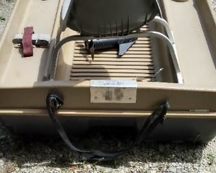 Patriot Sport 8 two person boat, with Minn Kota engine