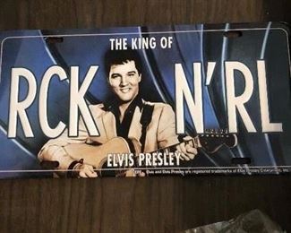 Elvis Presley license plate