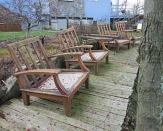 Set 4 GLOSTER oudoor chairs