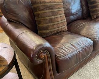 BRADINGTON YOUNG Leather Sofa