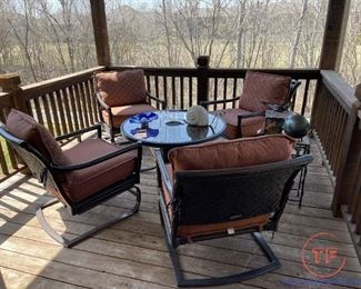 DISNEY Resort Collection Outdoor Furniture by AGIO with Propane Fire Pit Table