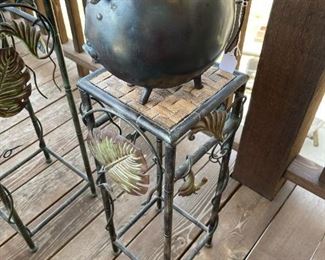 Outdoor Yard Art Metal Pig