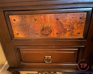 A.R.T. Furniture Copper and Old Wood Bedroom Set