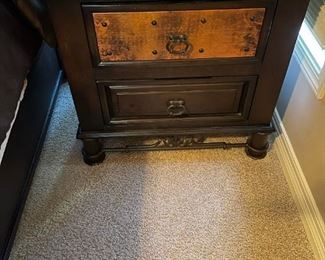 A.R.T. Furniture Copper and Old Wood Bedroom Set