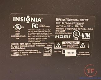 Insignia 55" LCD Smart TV
