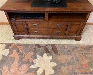 Mission Style Wood TV / Entertainment Stand