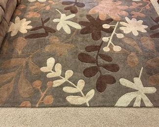 Crate and Barrel Carved Area Rug