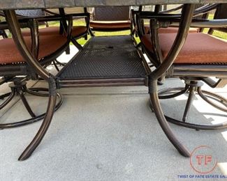 DISNEY Resort Collection Outdoor Furniture by AGIO with Stone Tile Table