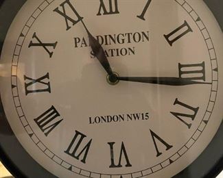Dual Face Paddington Station Wall Clock
