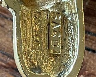 Vintage Sardi Signed Bird Brooch