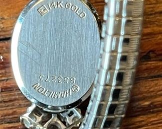 14K GOLD Hamilton Ladies Watch