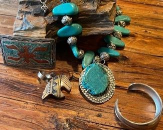 Turquoise and Sterling Jewelry