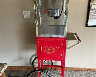 Movie Time Popcorn Vending Cart