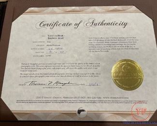 THOMAS MANGELSEN "Life's A Bear - Brown Bear" ARTIST PROOF 64/150 (30" x 45")