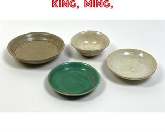 Lot 42 4pcs Chinese. Sung, Tong King, Ming,