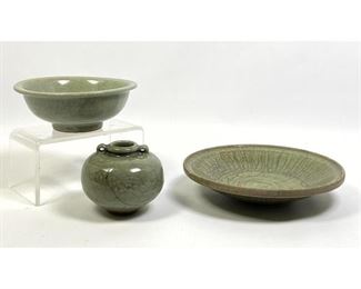 Lot 59 3pcs Chinese Sung, Ming. 