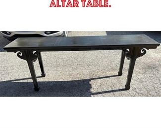 Lot 108 Chinese Style Console Altar Table. 