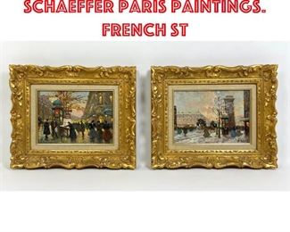 Lot 135 Pr HENRI ALEXIS SCHAEFFER Paris Paintings. French St