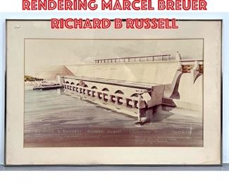 Lot 178 Architectural Rendering Marcel Breuer Richard B Russell