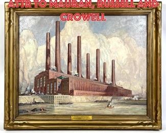 Lot 180 Painting on Canvas. Attr to Mauran, Russell and Crowell