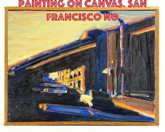 Lot 224 Suong Yangchareon Painting on Canvas. San Francisco No 
