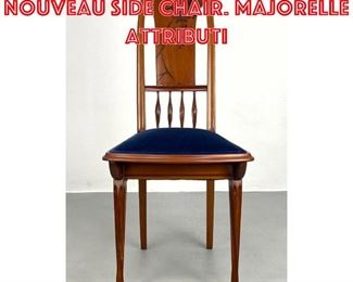 Lot 269 Inlaid Wood Art Nouveau Side Chair. Majorelle attributi