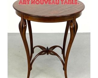Lot 270 Majorelle Style Inlaid Art Nouveau Table. 
