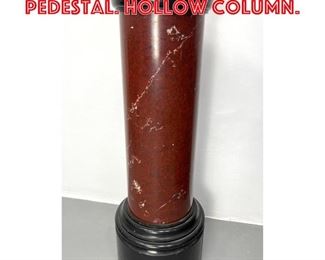 Lot 291 Granite and Marble Pedestal. Hollow Column.