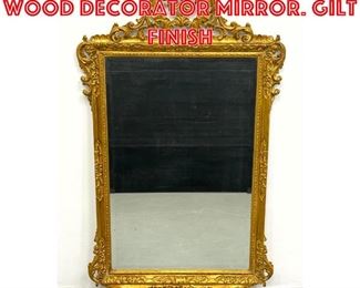 Lot 329 Carvers Guild Carved Wood Decorator Mirror. Gilt finish