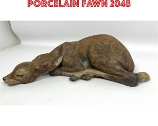 Lot 358 18 inch LLADRO porcelain Fawn 2048 