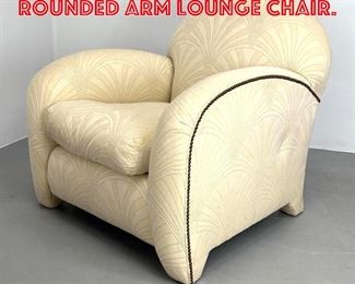 Lot 411 Modernist HENREDON Rounded Arm Lounge Chair.