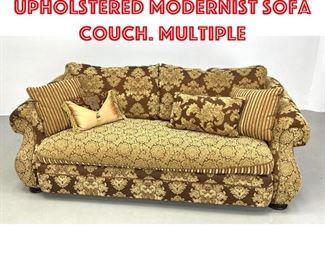Lot 417 ROBIN BRUCE Upholstered Modernist Sofa Couch. Multiple 