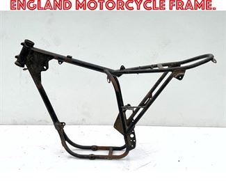 Lot 461 Vintage Made in England Motorcycle Frame.