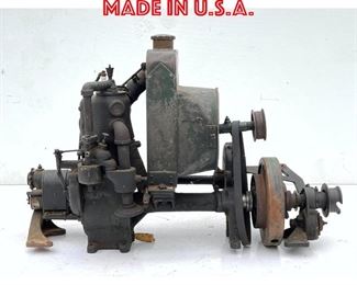 Lot 463 Vintage Gas Motor Made in U.S.A. 