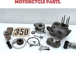 Lot 464 Lot Vintage Motorcycle Parts. 