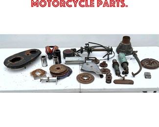 Lot 470 Lot Vintage Motorcycle Parts. 