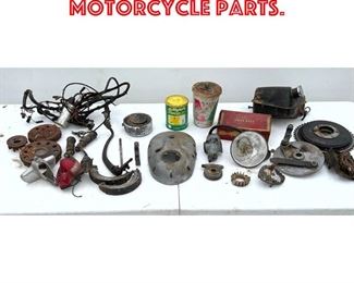 Lot 471 Lot Vintage Motorcycle Parts. 