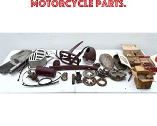 Lot 472 Lot Vintage Motorcycle Parts. 