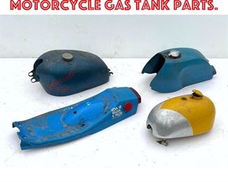 Lot 475 Lot Vintage Motorcycle Gas Tank Parts. 