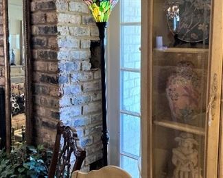 Stain glass floor lamp