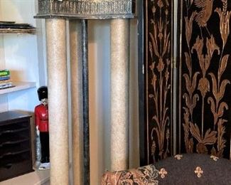 Handsome torchiere lamp