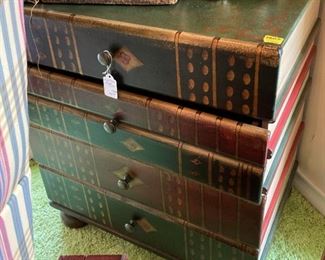 "Stack of book" side table