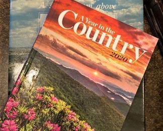 Some of the many coffee table books.