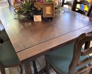 Country French table & chairs
