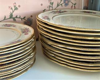 Salad & dinner plates - Castleton China- Made in the USA