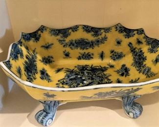 Another yellow and blue dish