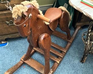 Vintage rocking horse